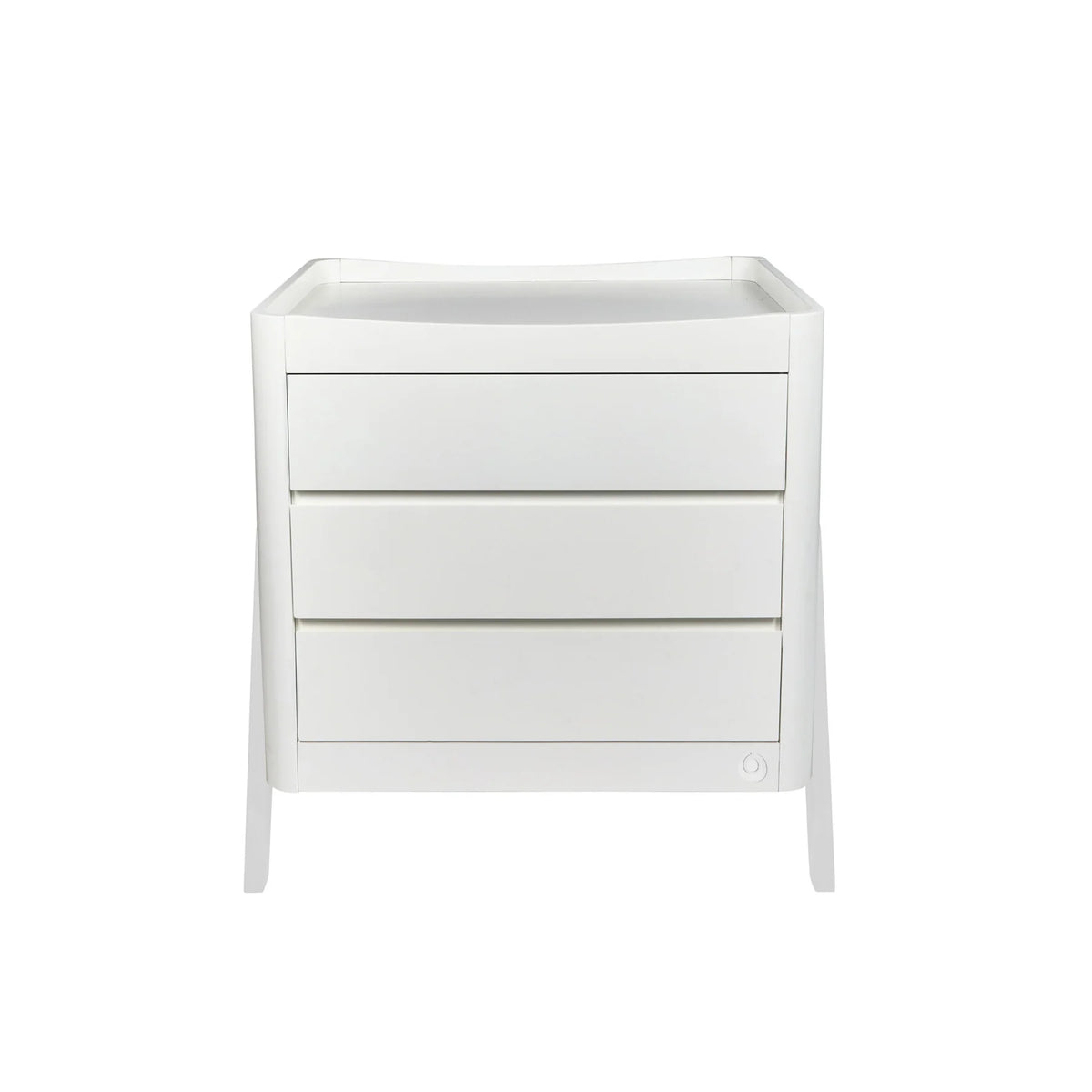 Gaia Hera 'Studio Edit' Two Piece Set (Cot & Dresser) - White/White