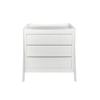 Gaia Hera 'Studio Edit' Two Piece Set (Cot & Dresser) - White/White