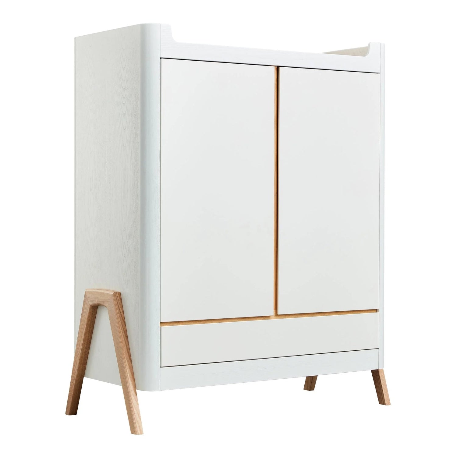Hera Wardrobe White & Natural
