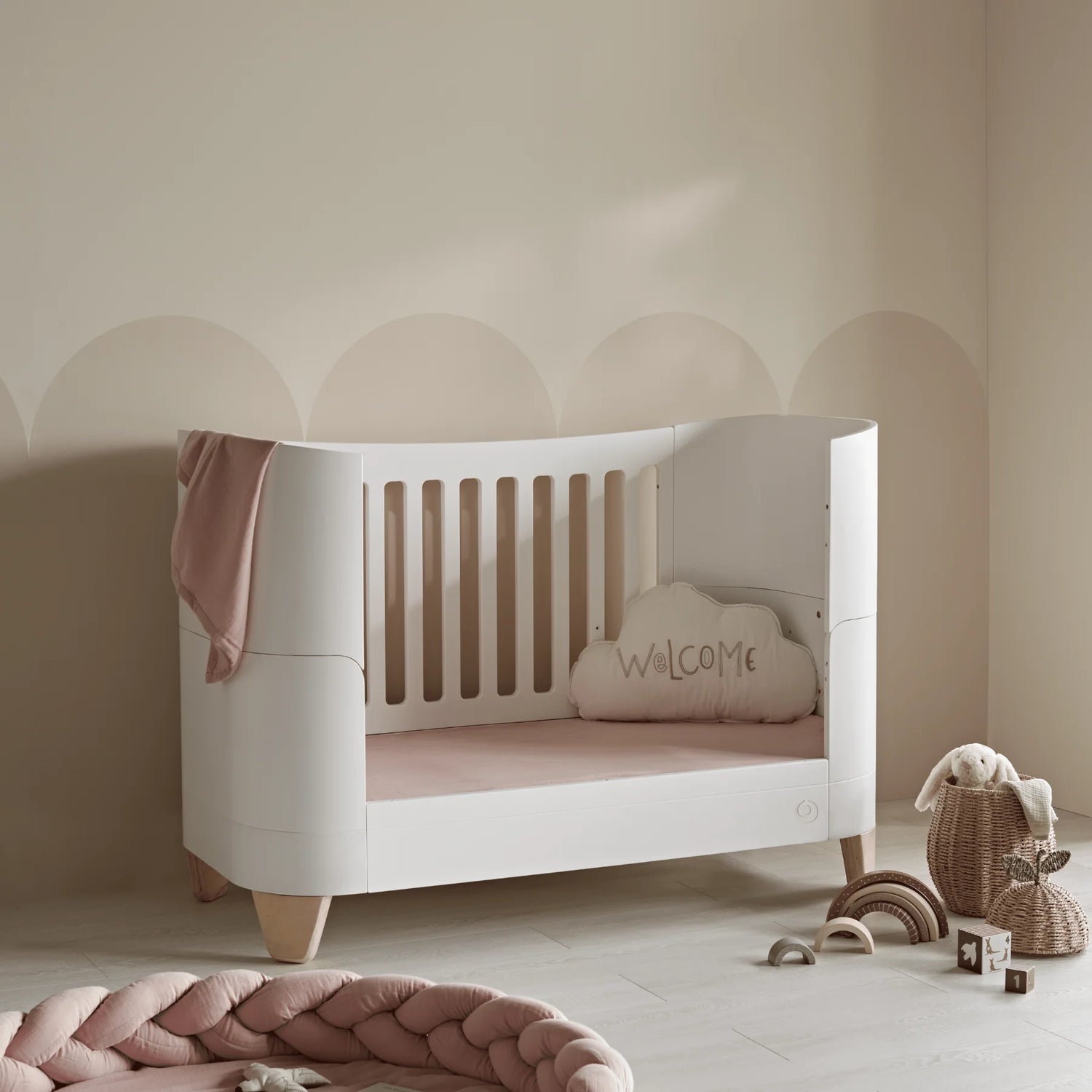 Maia Muslin Fitted Cotsheets for Serena & Eos 2-pack | 70x140