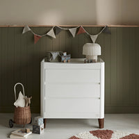 Serena Dresser White & Walnut