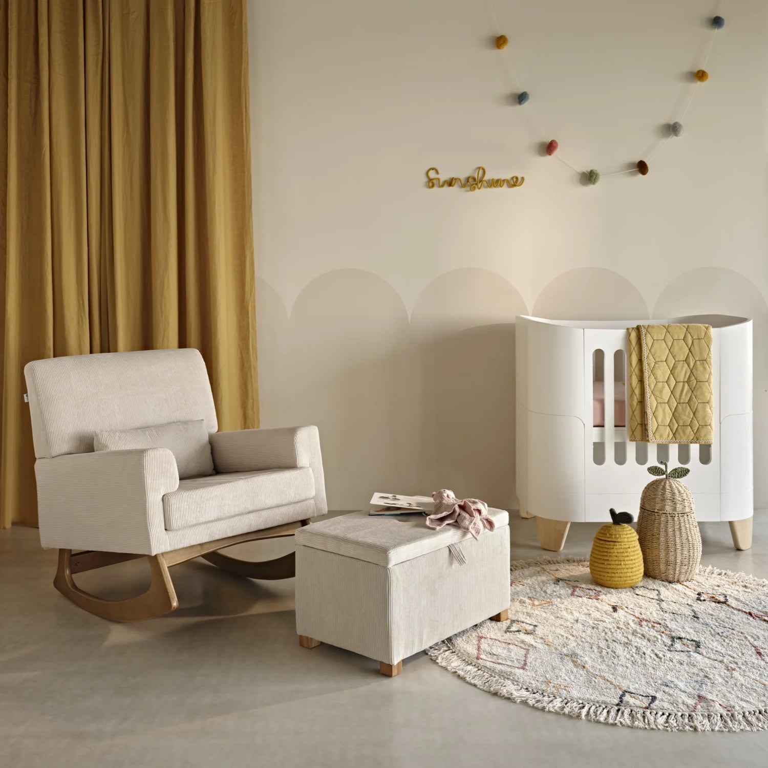 Serena All-in-One Set - White/Natural