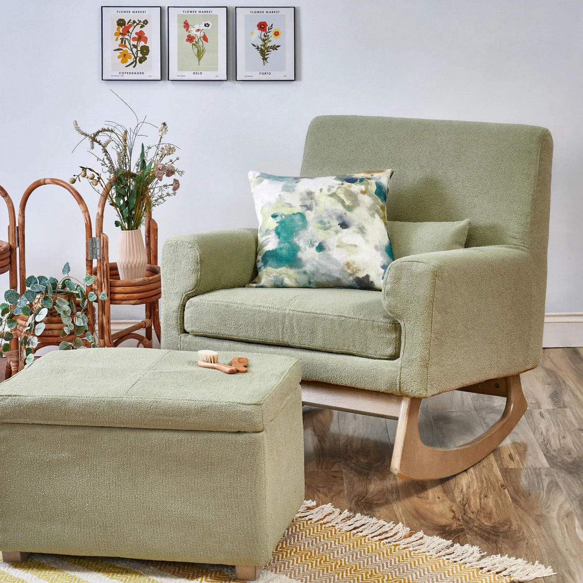 Serena Rocking & Nursing Chair Bouclé