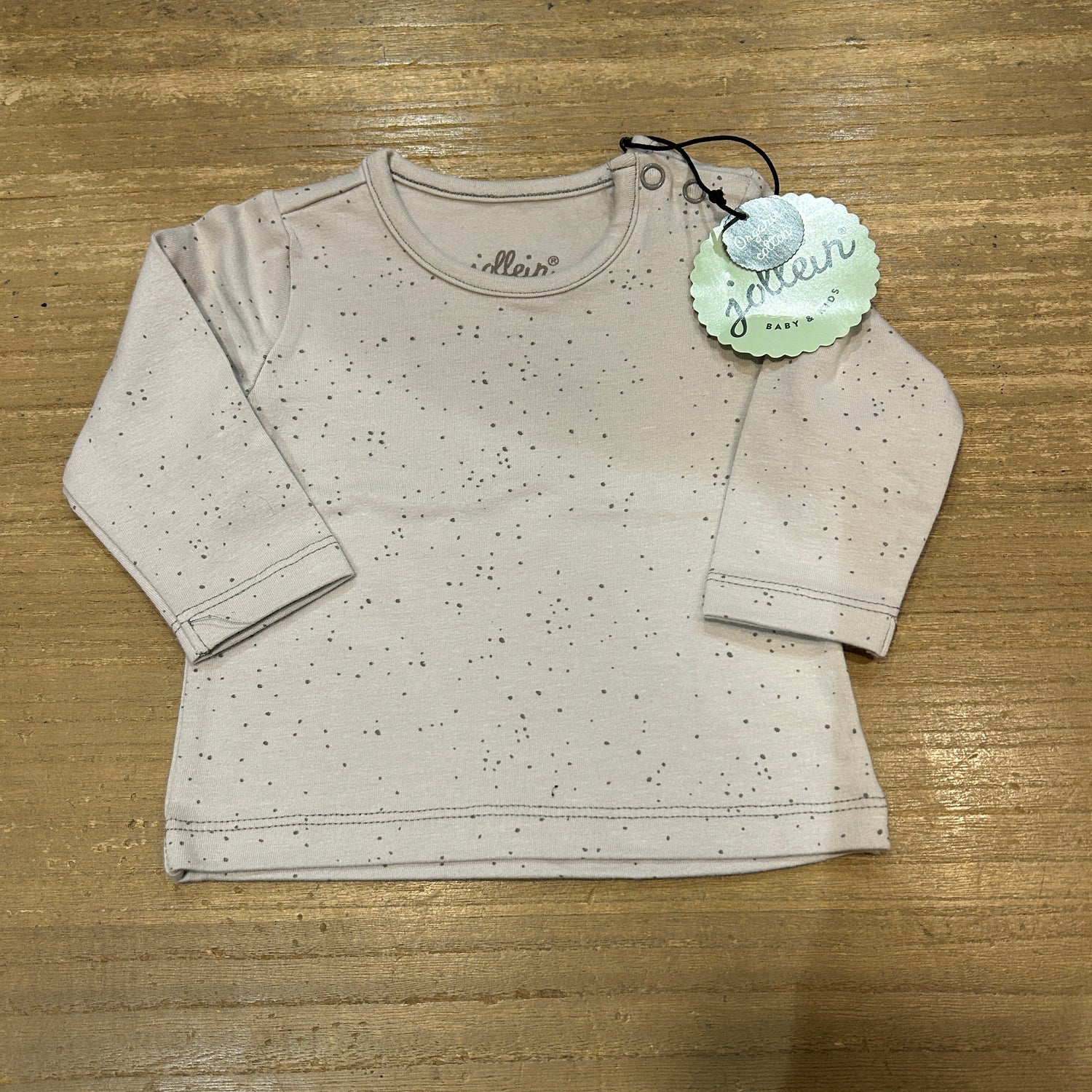 Mini Dots Soft Grey Shirt Longsleeves 50/56