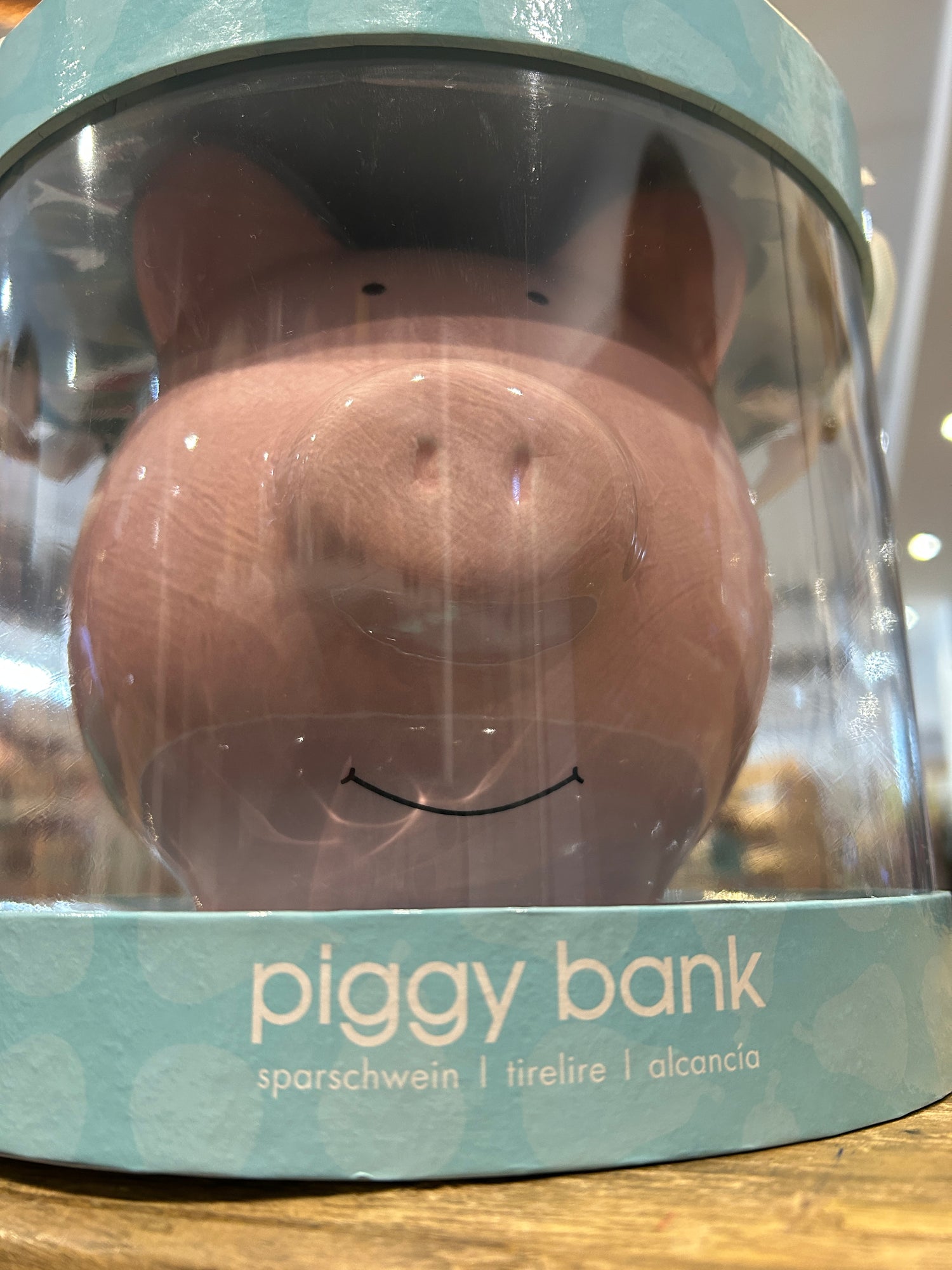 Slightly Imperfect Collection | Piggy Bank Polka Dot Pink