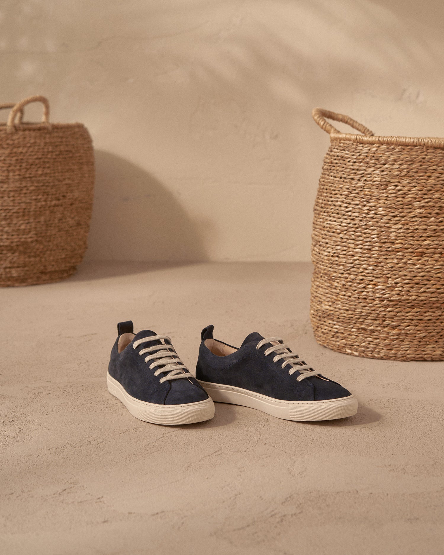 Men's Suede Hamptons Sneakers - Patriot Blue