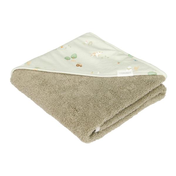 Hooded Towel Little Farm 75x75