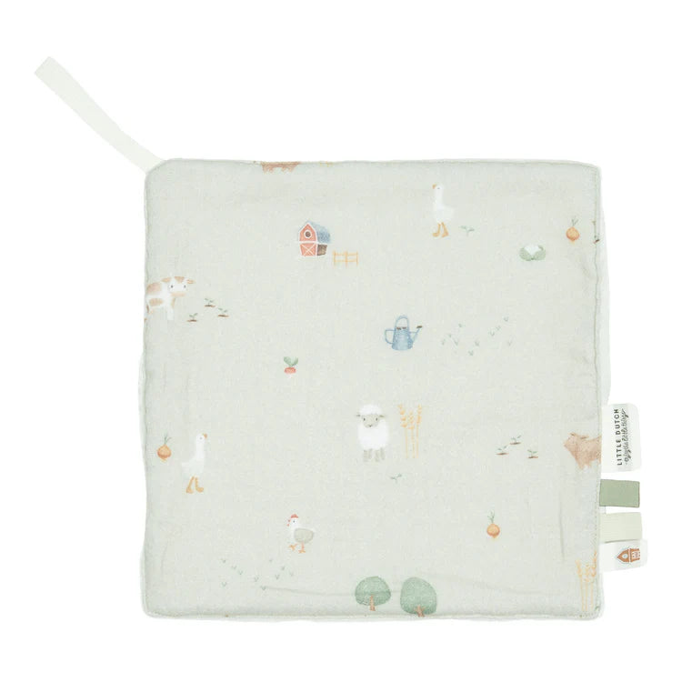 Cuddle cloth Little Farm/White