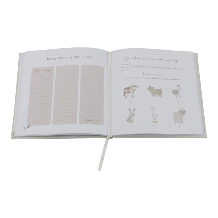 Baby book 'My first year' Baby Bunny FSC