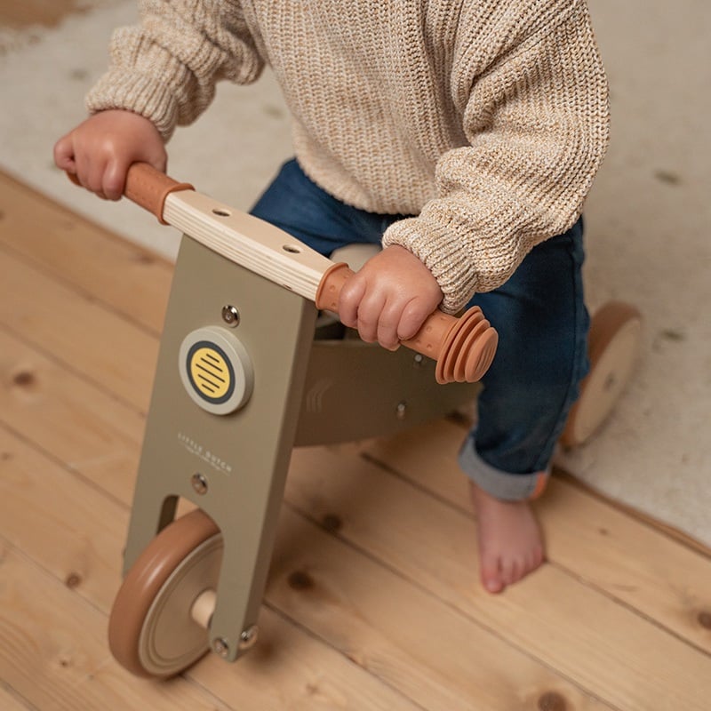 Wooden Tricycle Olive