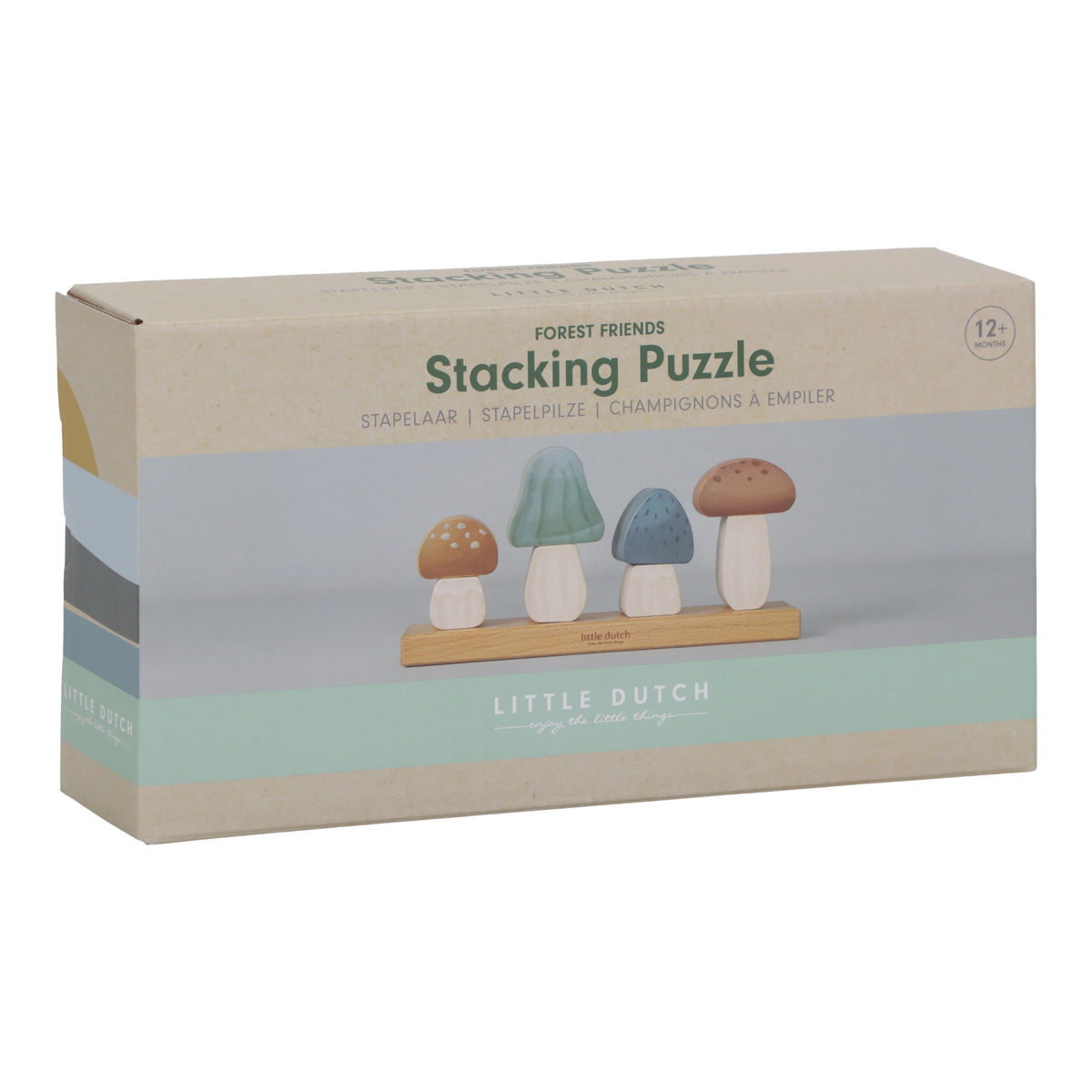 Stacking Puzzle Mushrooms - Forest Friends