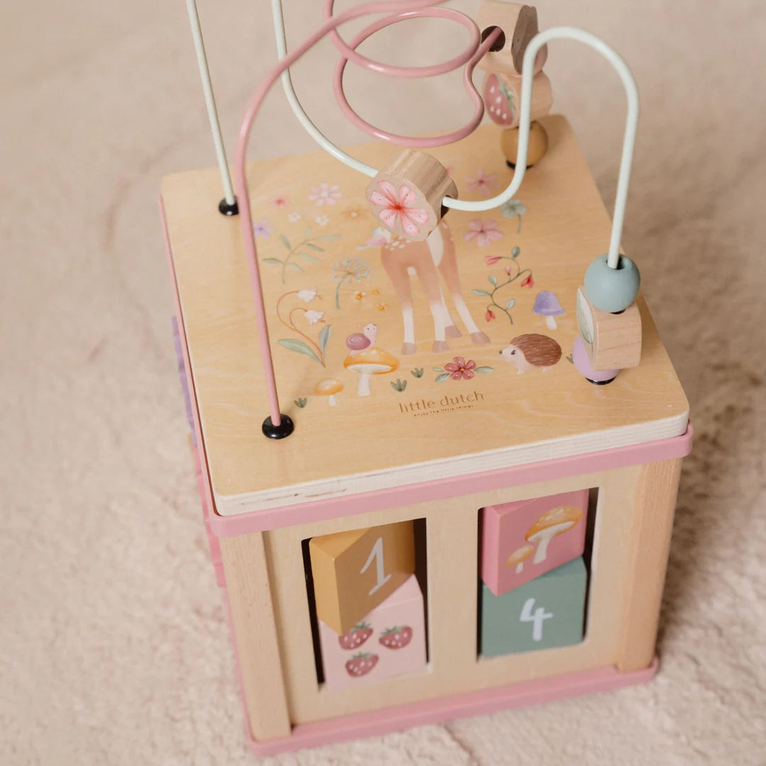 Wooden activity cube Fairy Garden My Favourite Things Shop
