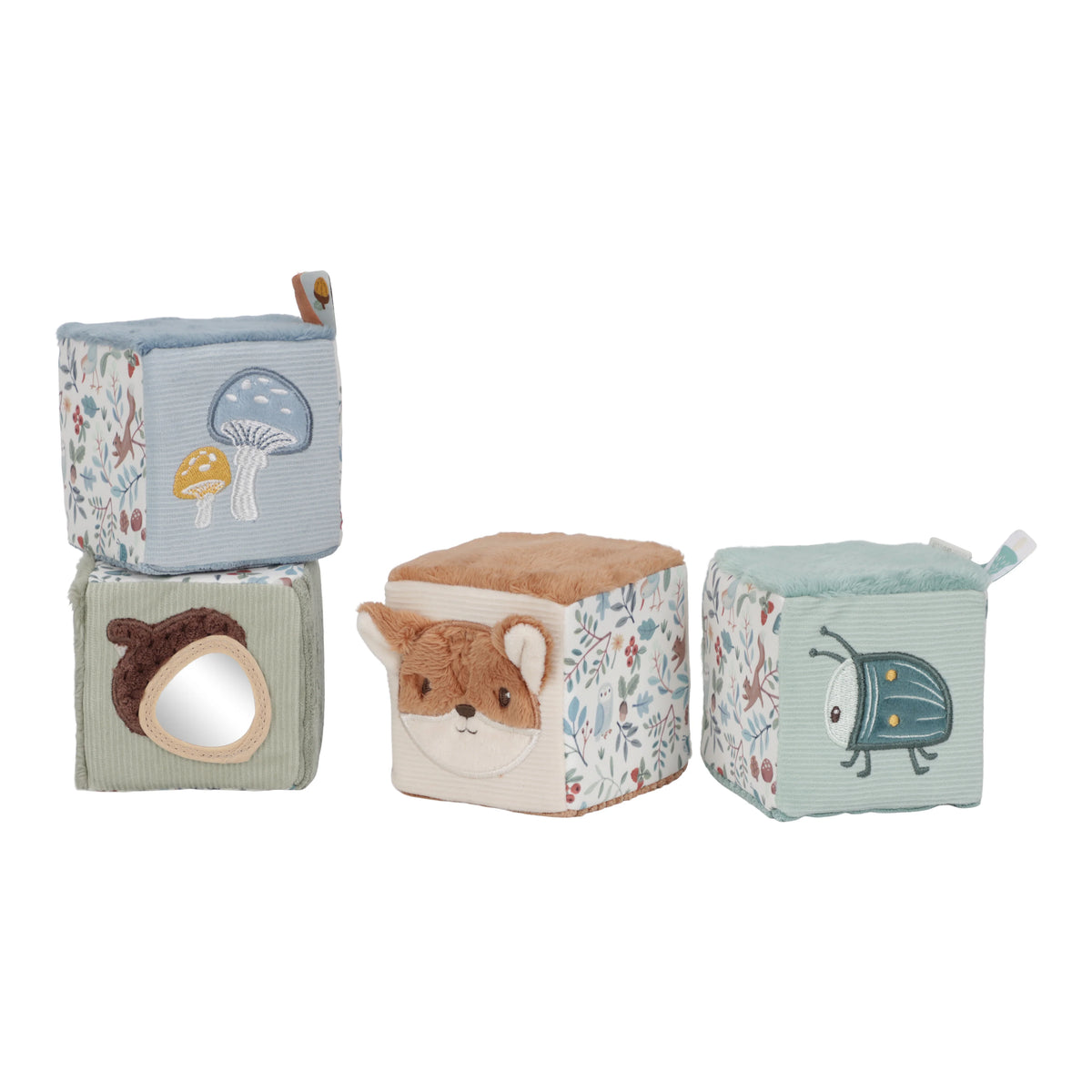 Set of soft cubes - Forest Friends
