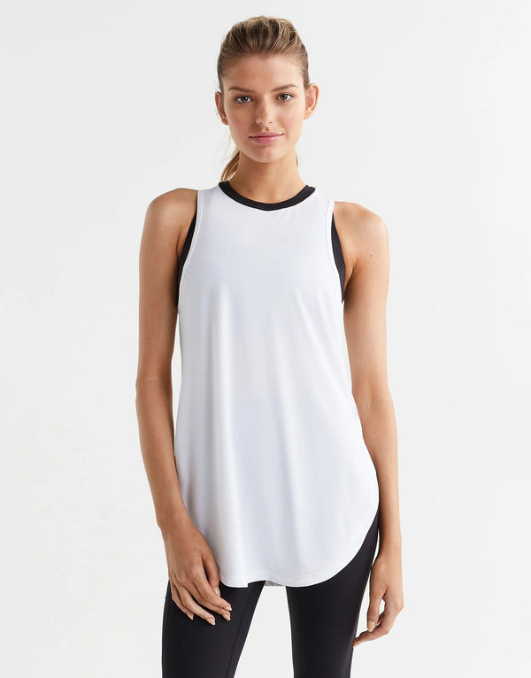 Zela Tank Top in White