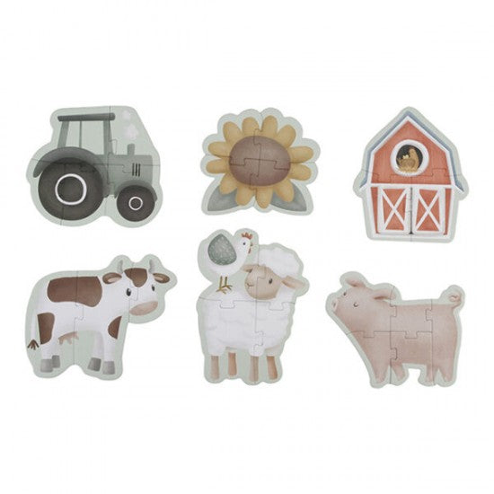 6 in 1 puzzles Little Farm