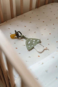 Pacifier cloth muslin Mushroom