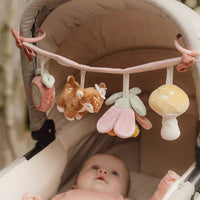 Stroller toy chain - Fairy Garden