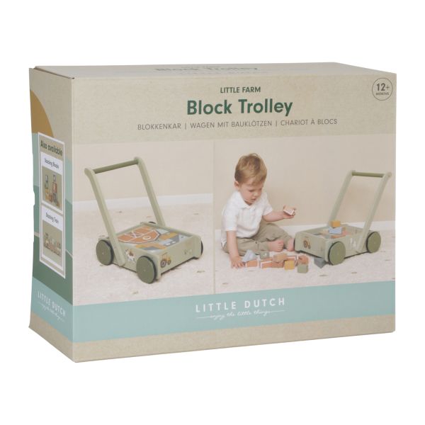 Block Trolley Little Farm