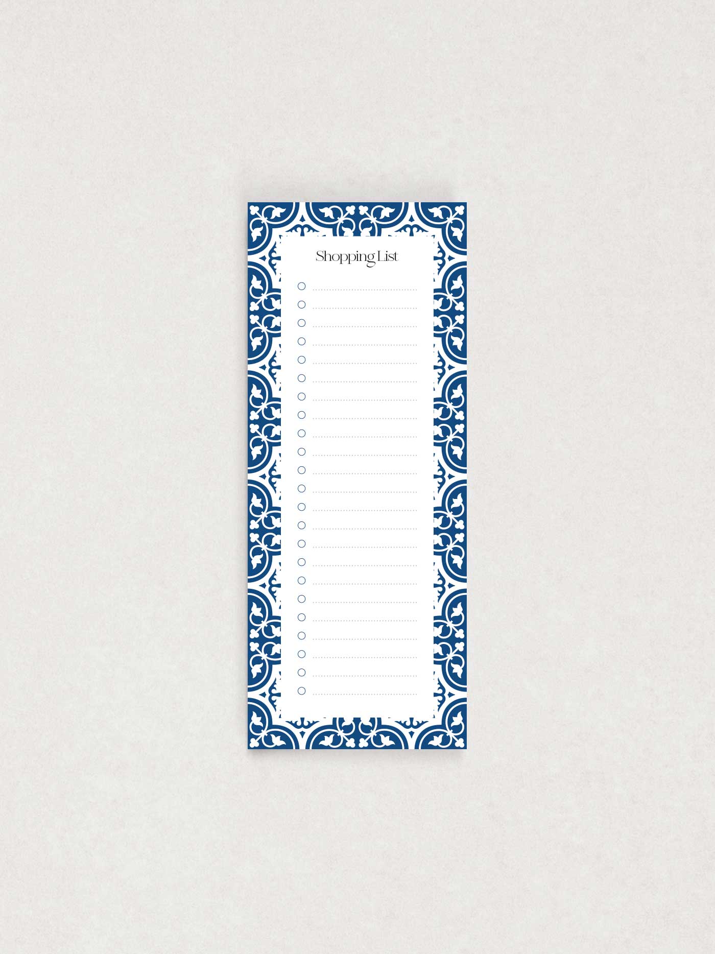 Shopping List | Blu Car