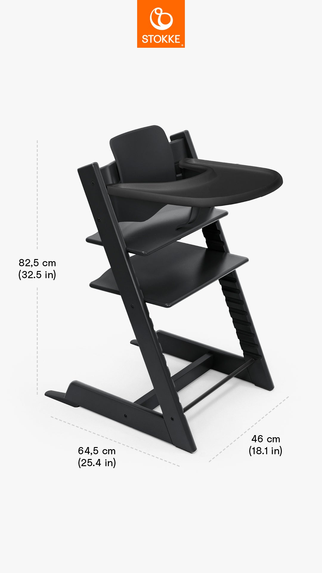 Tripp Trapp High Chair Bundle + Tray