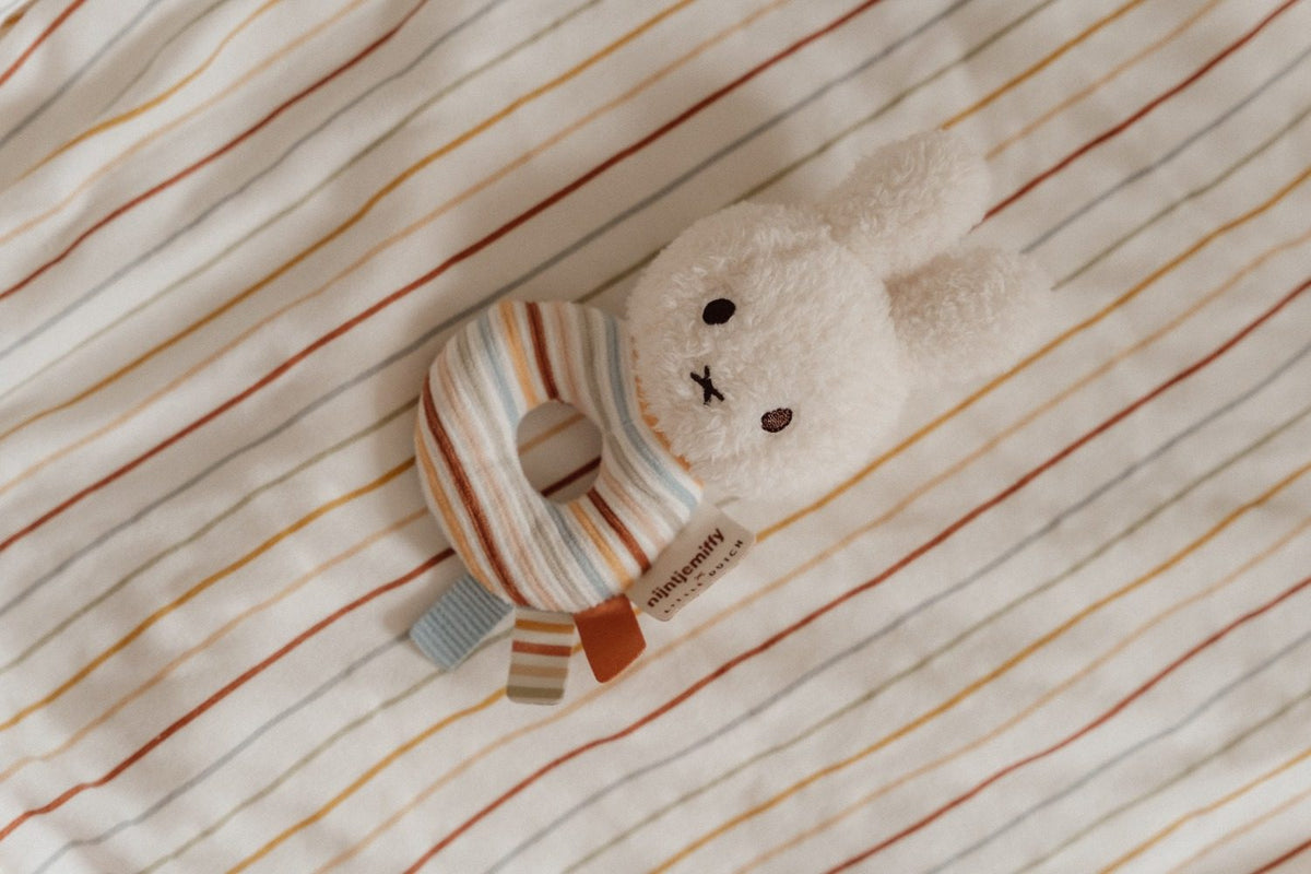 Miffy rattle Vintage Sunny Stripes