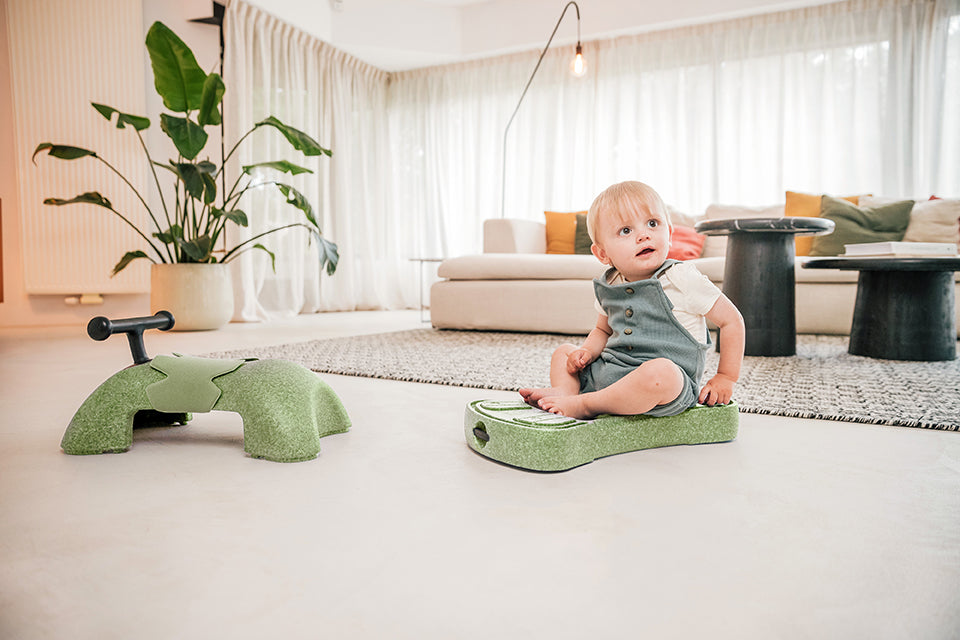 My First: 3-in-1 Shuffle Board, Walker & Ride On (Age 6 months+)