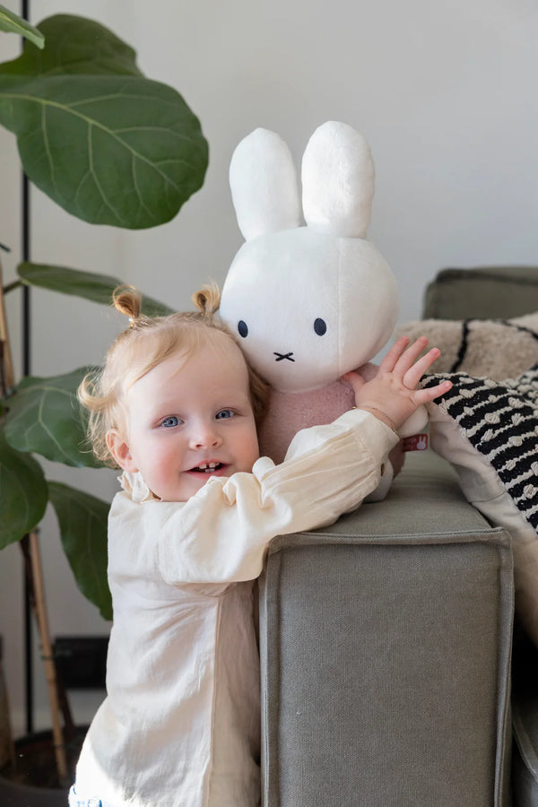 Cuddle Toy Miffy Fluffy Pink 35 cm