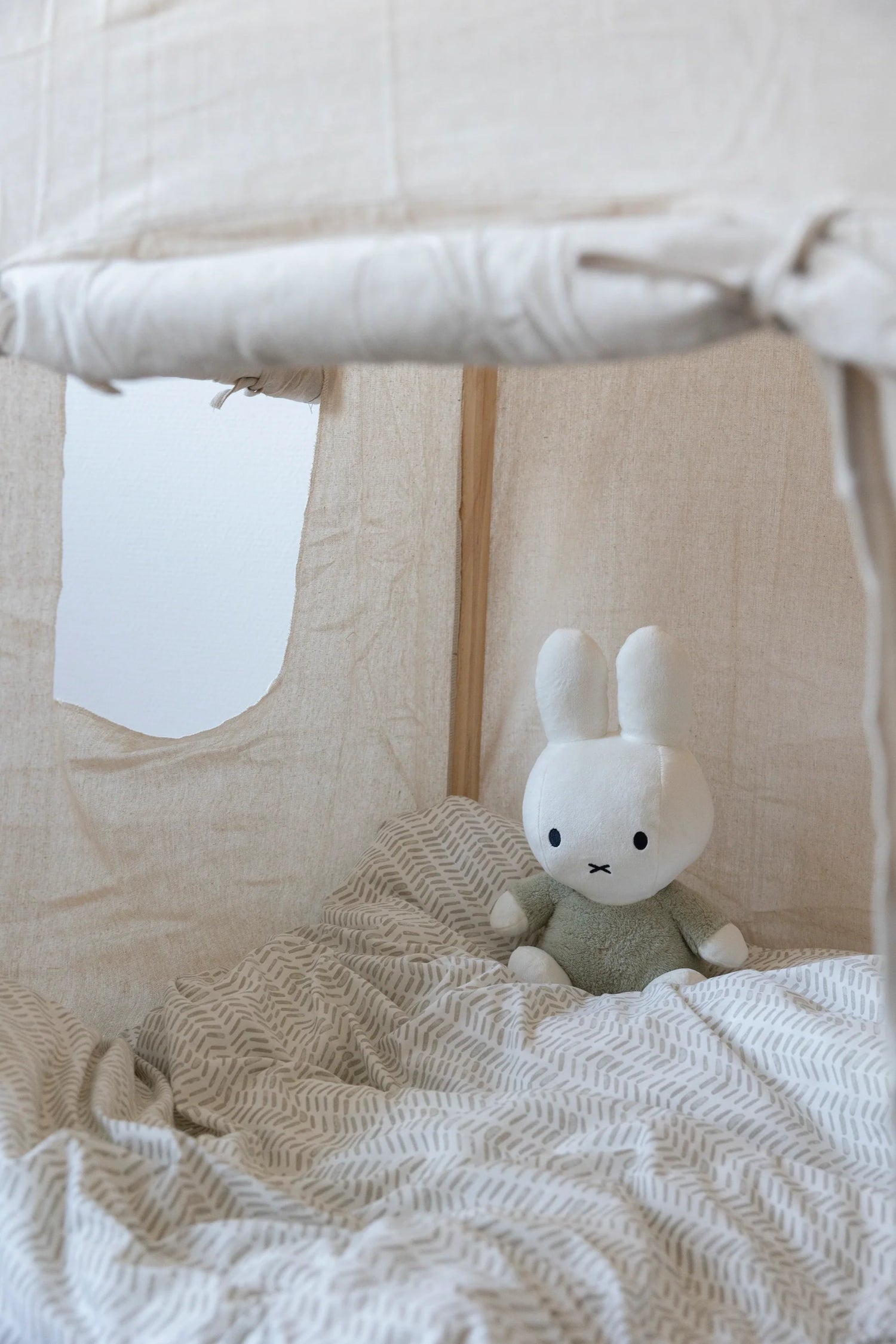 Cuddle Toy Miffy Fluffy Green | 35 cm