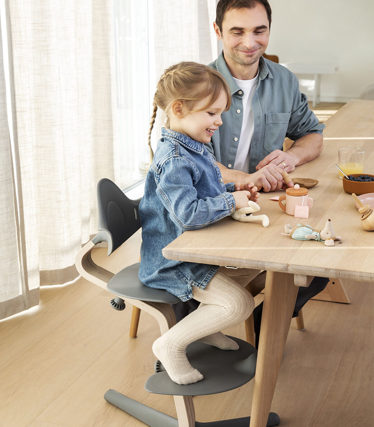 Stokke® Nomi® Chair Natural Grey