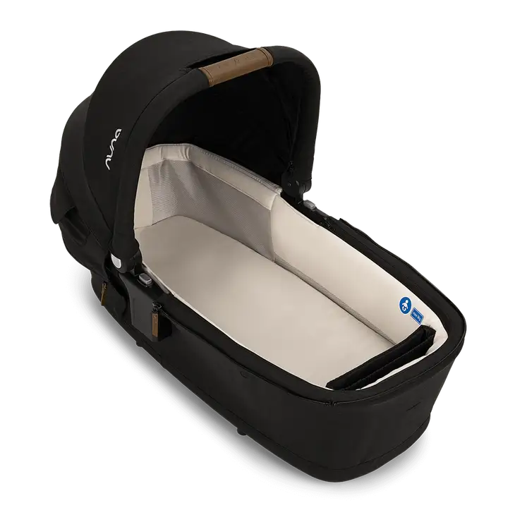 LYTL Carrycot + Rain Cover Caviar