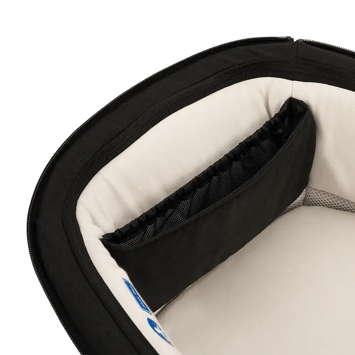 LYTL Carrycot + Rain Cover Caviar