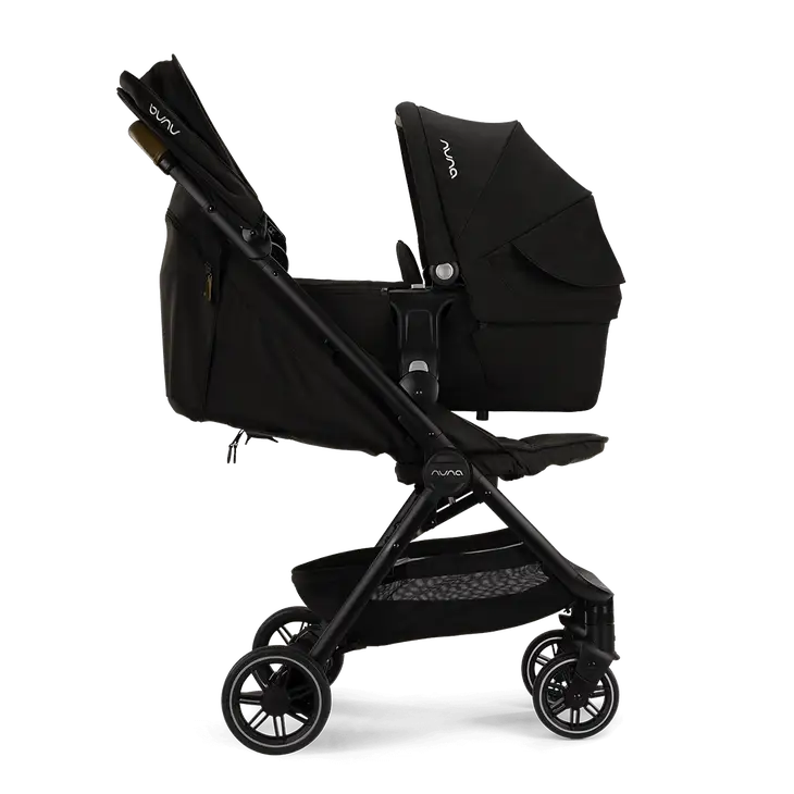 LYTL Carrycot + Rain Cover Caviar