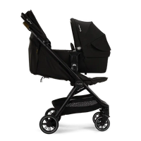 LYTL Carrycot + Rain Cover Caviar