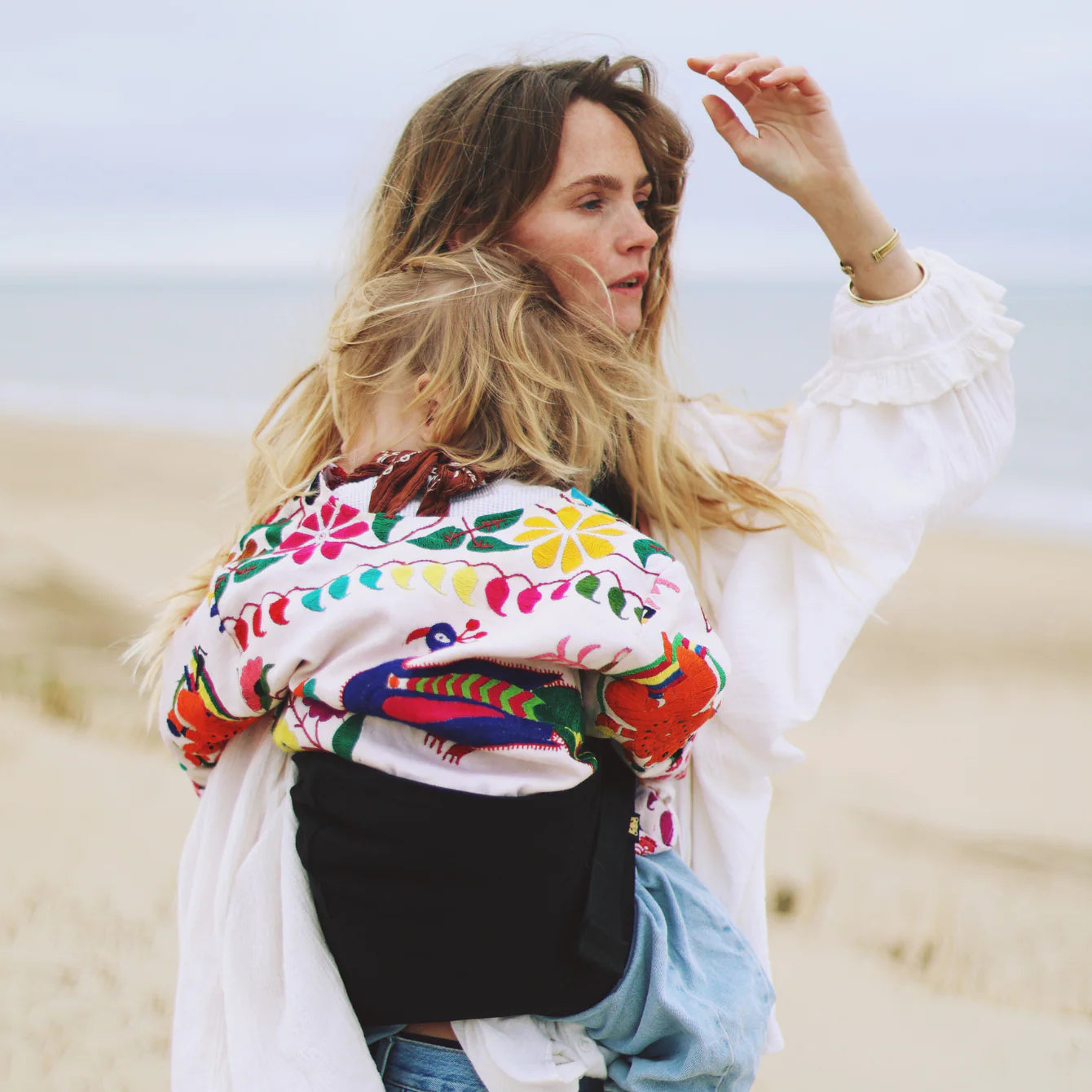 Toddler Carrier | Black Linen