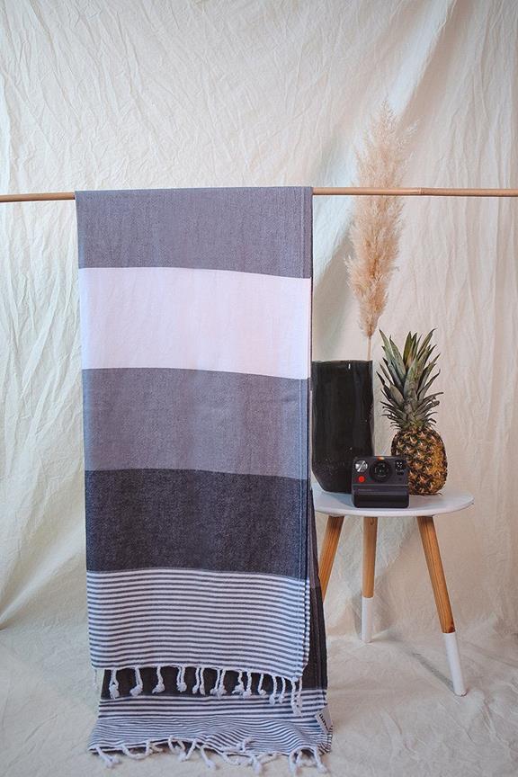 Nisa Steel Beach Towel