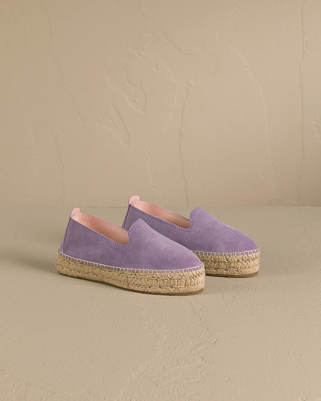 Women's Suede Double Sole Espadrilles Hamptons - Wisteria Lilac