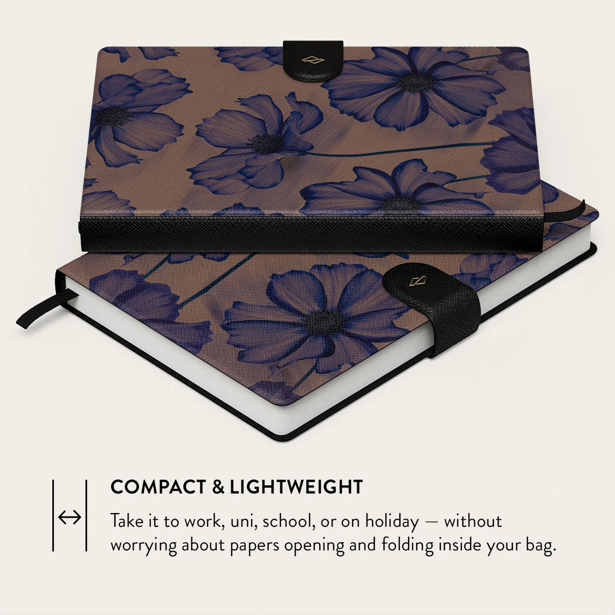 Burga Velvet Night Lined Notebook