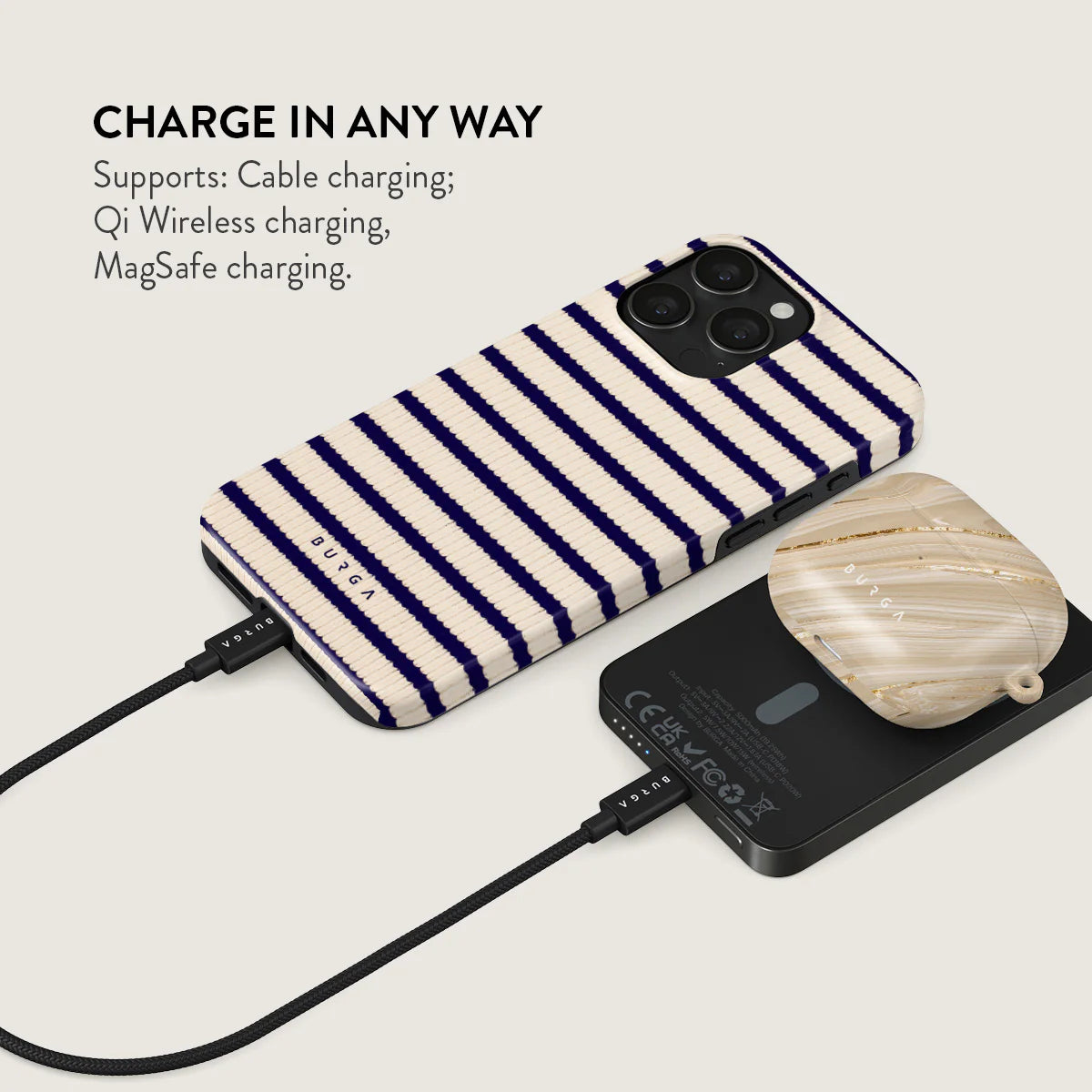 Burga Old Money Magnetic Power Bank