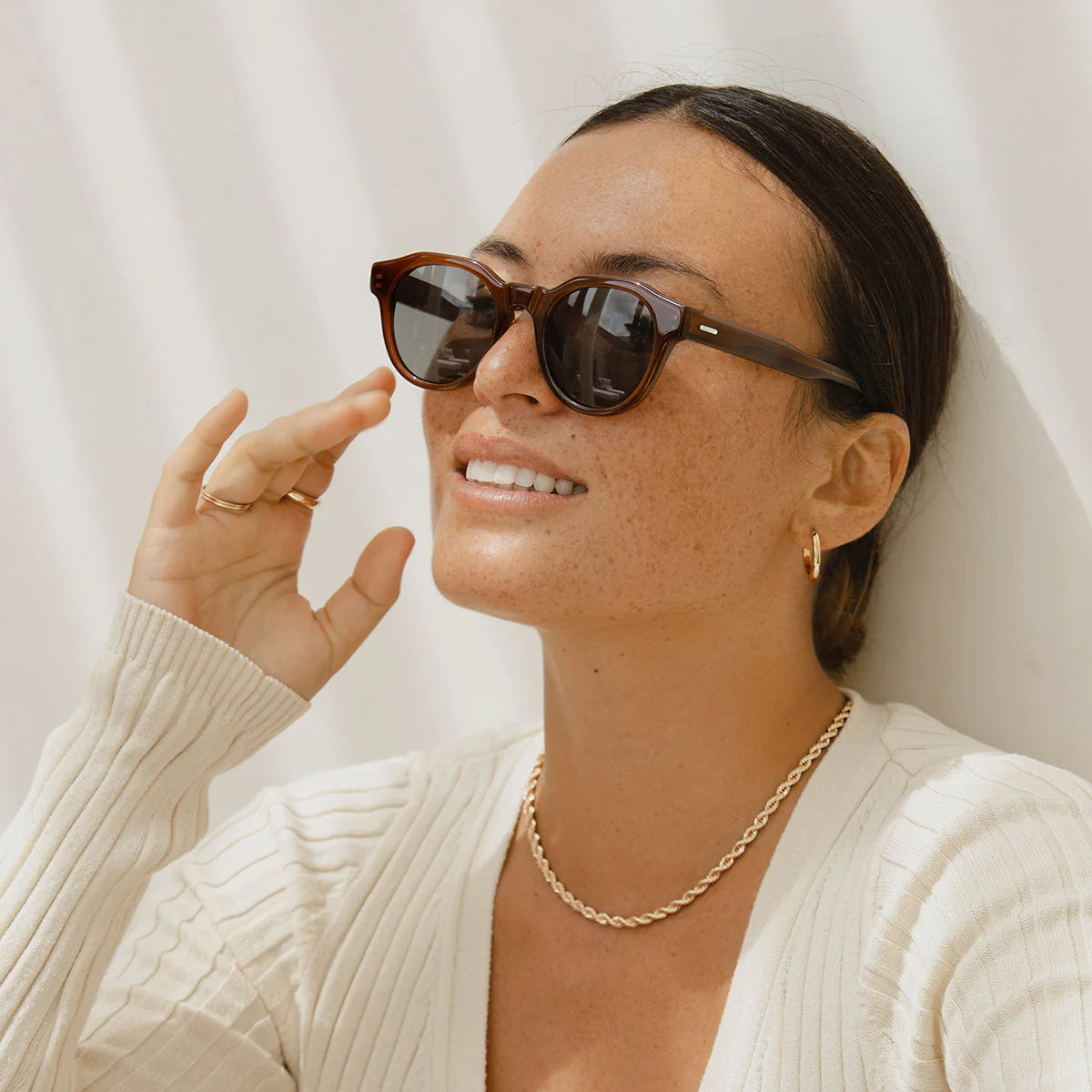 Burga 1995 Mocha/Moonstone Grey Sunglasses