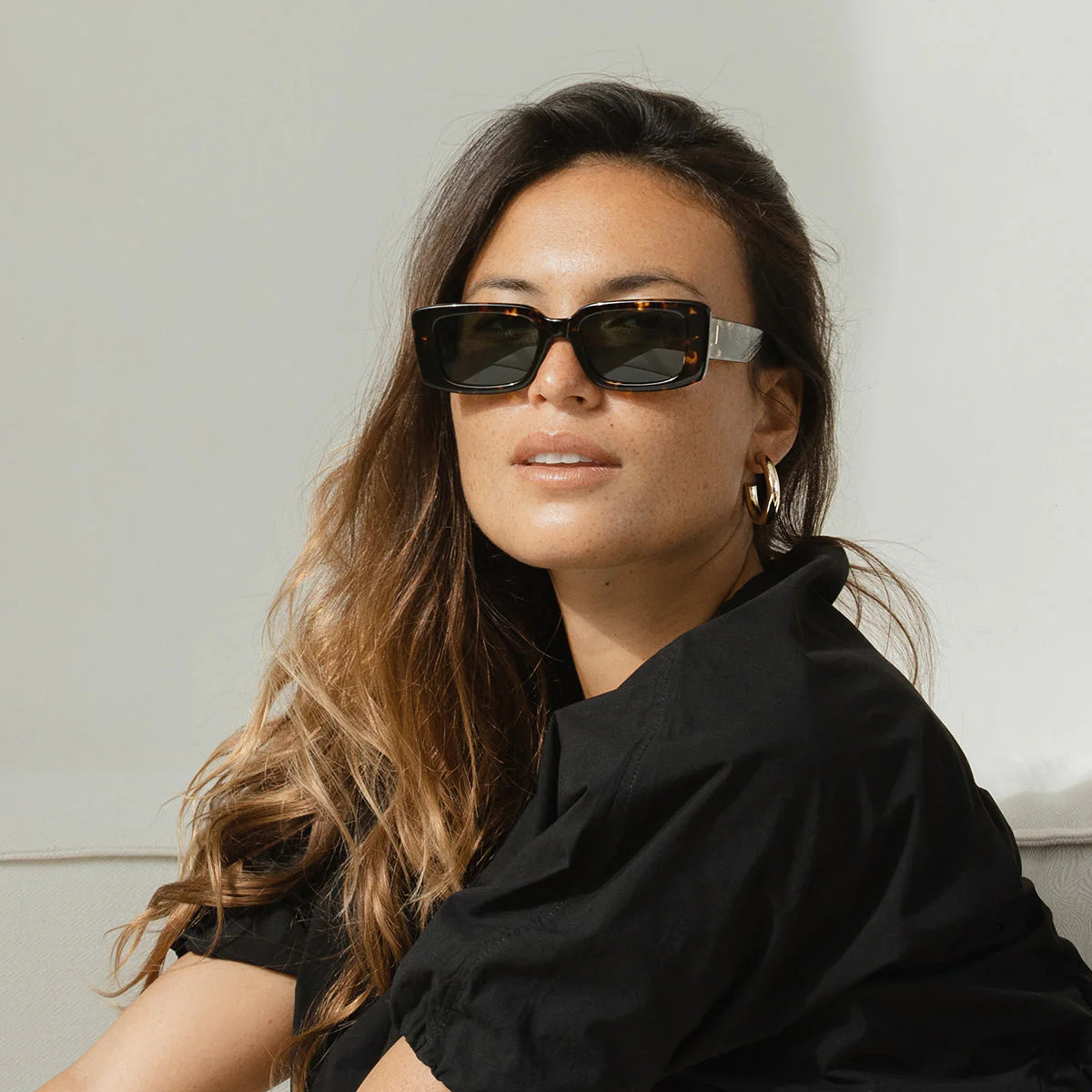 Burga Maddy Maple Tortoise/Olive Sunglasses