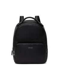 Carosm Small Vegan Backpack - Sol Black
