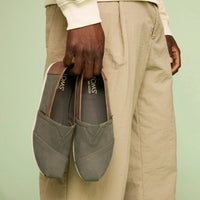 Men's Alpargata Dark Sage Green Synthetic Trim