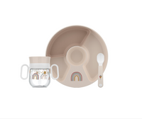 Baby Dinnerware 3-piece Set - Sunshine & Rainbow
