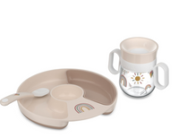 Baby Dinnerware 3-piece Set - Sunshine & Rainbow