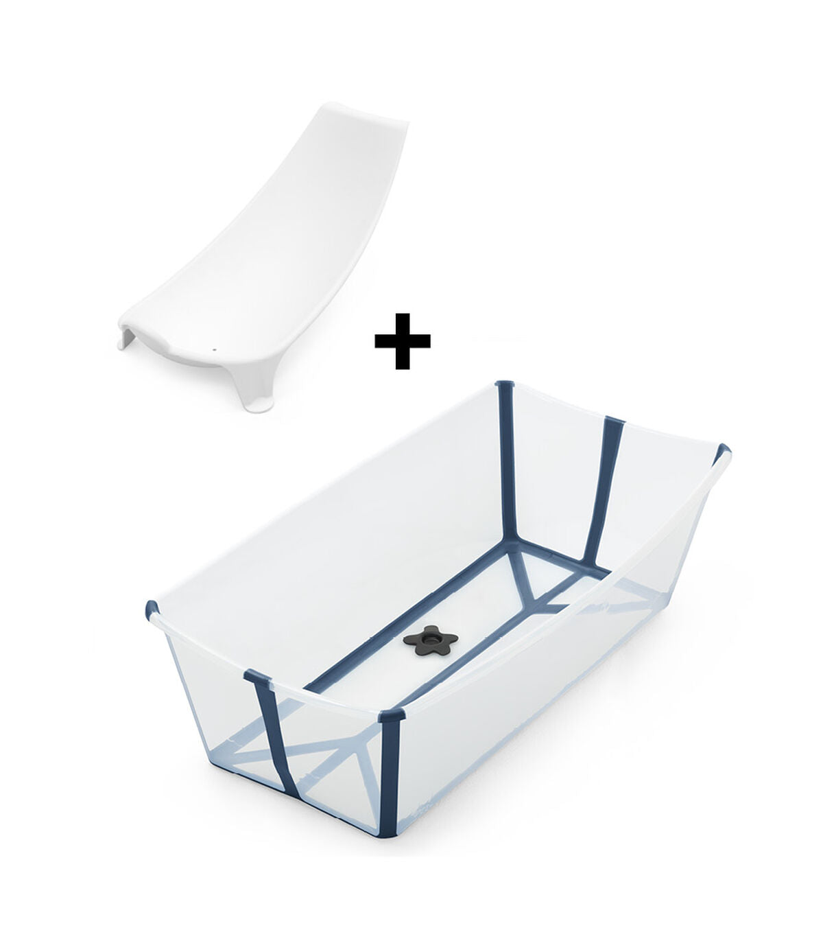 Bundle Stokke® Flexi Bath®XL Transparent Blue