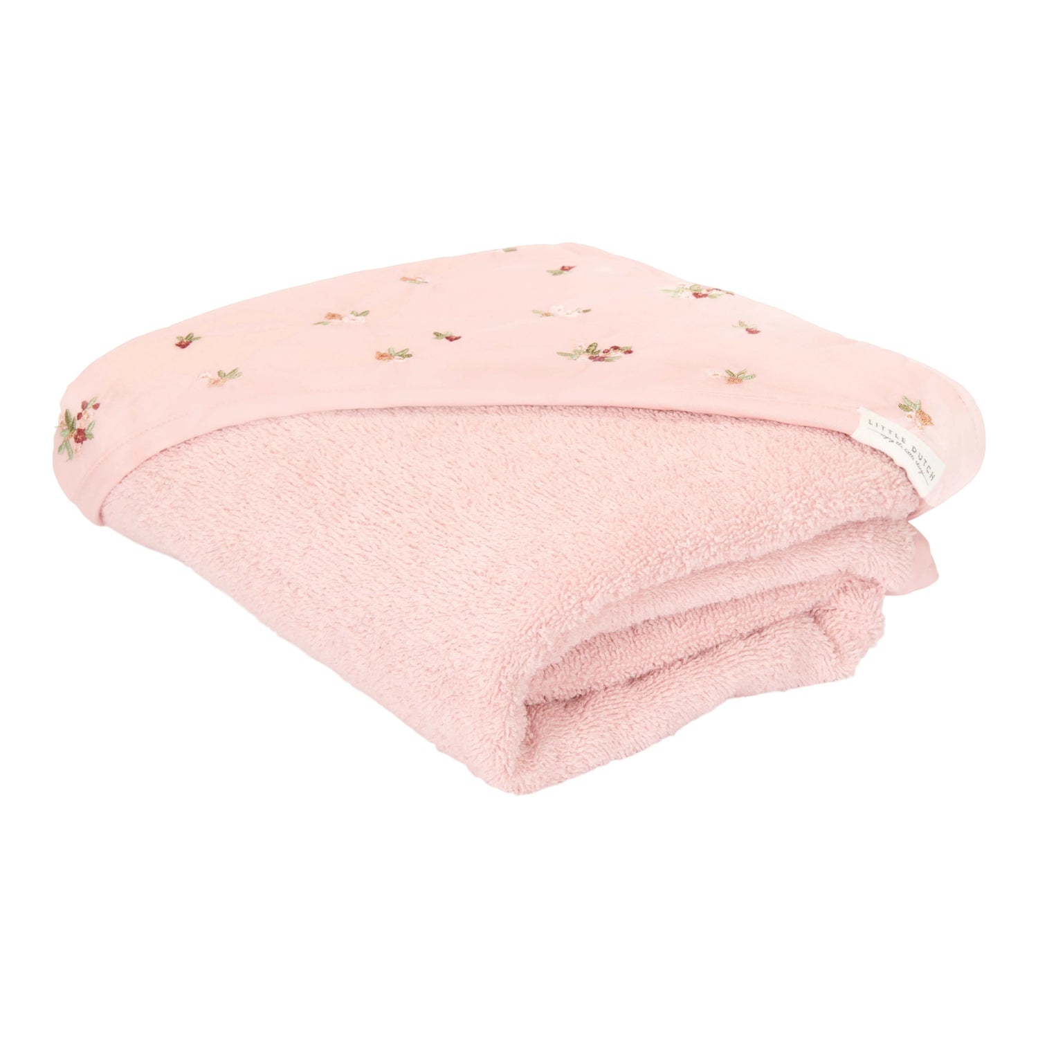 Hooded embroidered towel Blossom 75x75cm