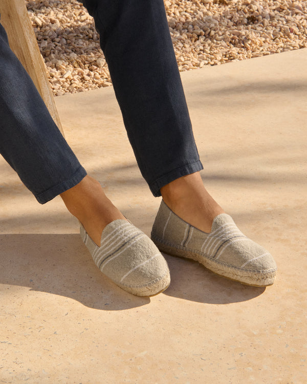 Men's Raw Fabric Espadrilles - Yucatan