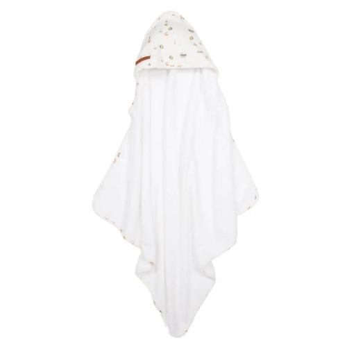 Hooded towel Sailors Bay White 100x100