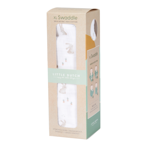 Muslin Swaddle 120 x 120 Baby Bunny