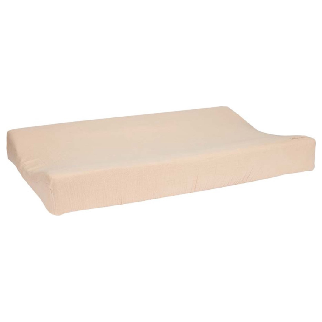 Changing mat cover Muslin Beige